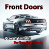 Precut front door tint kit custom cut for your exact vehicle.