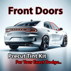 Precut front door tint kit custom cut for your exact vehicle.