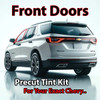Precut front door tint kit custom cut for your exact vehicle.