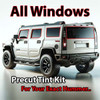 Precut all window tint kit custom cut for your exact vehicle.