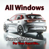 Precut all window tint kit custom cut for your exact vehicle.