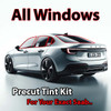 Precut all window tint kit custom cut for your exact vehicle.