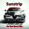 Precut sunstrip tint kit custom cut for your exact vehicle.