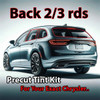 Precut back 2-3 rds tint kit custom cut for your exact vehicle.