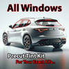 Precut all window tint kit custom cut for your exact vehicle.