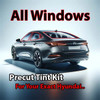 Precut all window tint kit custom cut for your exact vehicle.