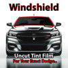 Uncut windshield window tint kit for your exact vehicle.