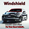 Uncut windshield window tint kit for your exact vehicle.