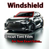 Uncut windshield window tint kit for your exact vehicle.