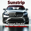 Precut sunstrip tint kit custom cut for your exact vehicle.