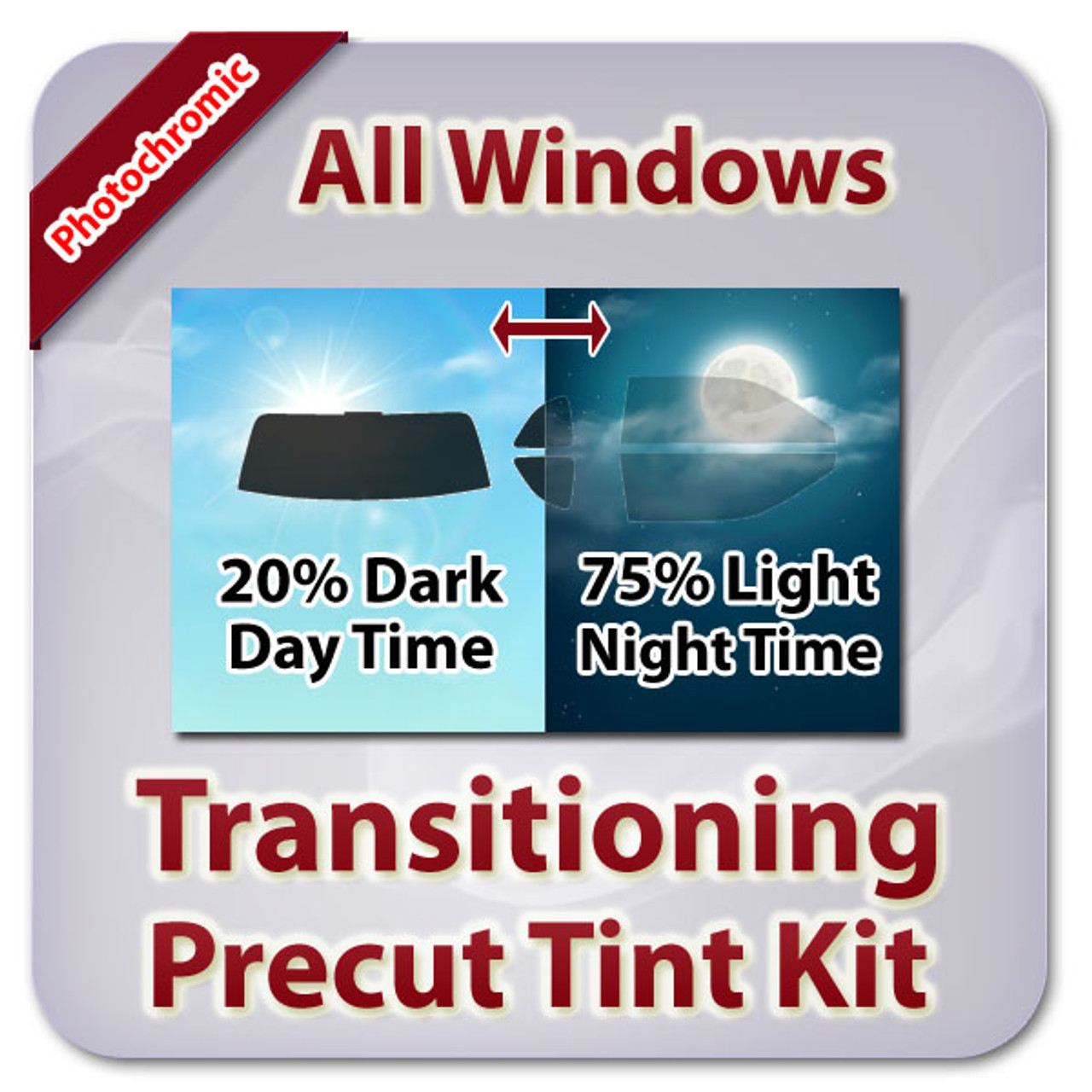 Precut Photochromic All Window Window Tint Kit