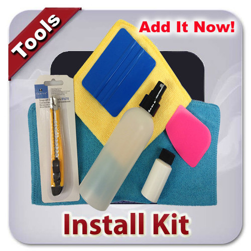 Installation tools to finish your clear bra project.