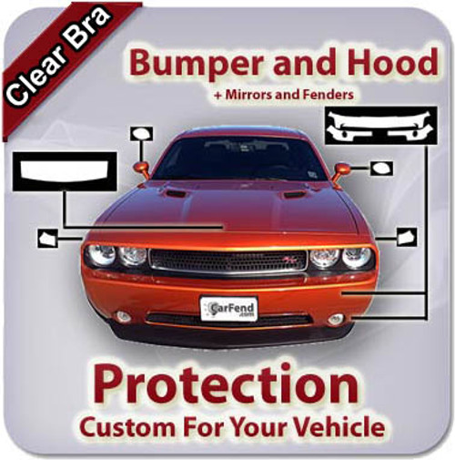 Bumper and Hood Clear Bra for BMW 335 Sedan Base 2012-2015