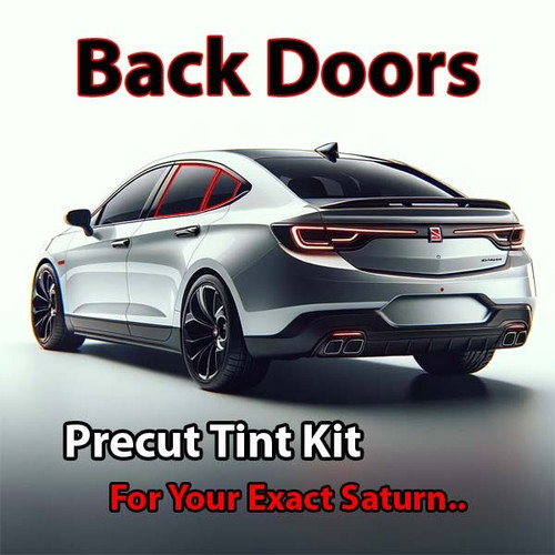 Precut back door tint kit custom cut for your exact vehicle.