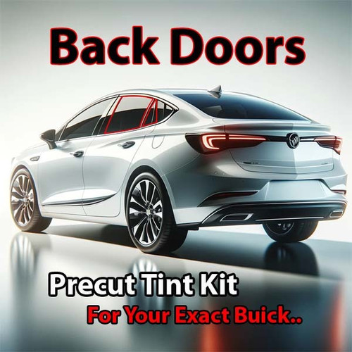 Precut back door tint kit custom cut for your exact vehicle.