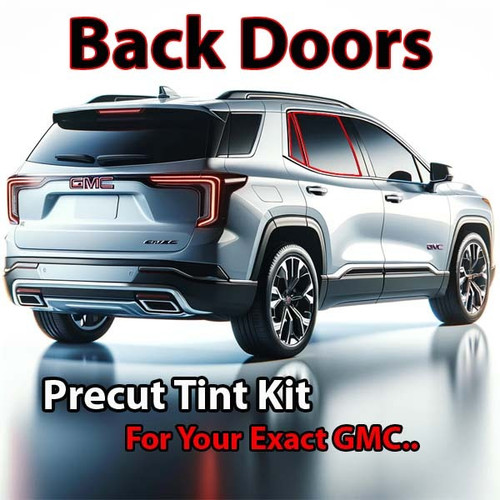Precut back door tint kit custom cut for your exact vehicle.