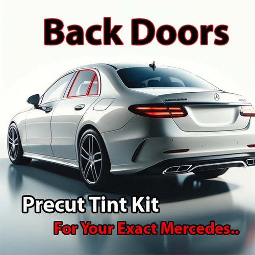 Precut back door tint kit custom cut for your exact vehicle.