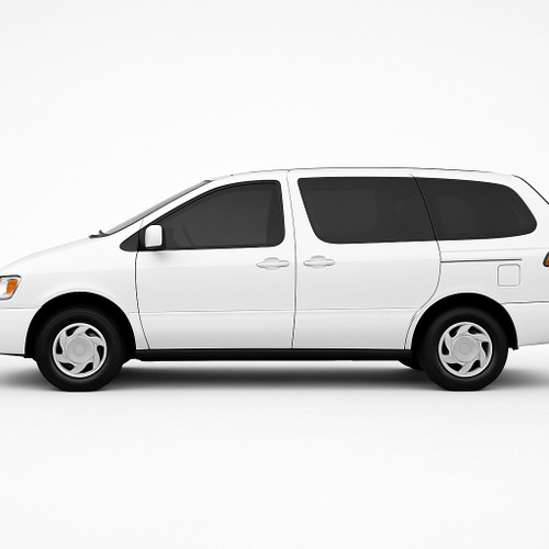 Precut back door tint kit custom cut for your exact vehicle.