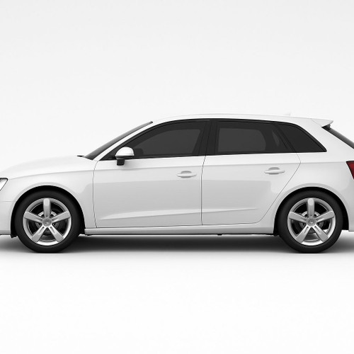 Precut back door tint kit custom cut for your exact vehicle.