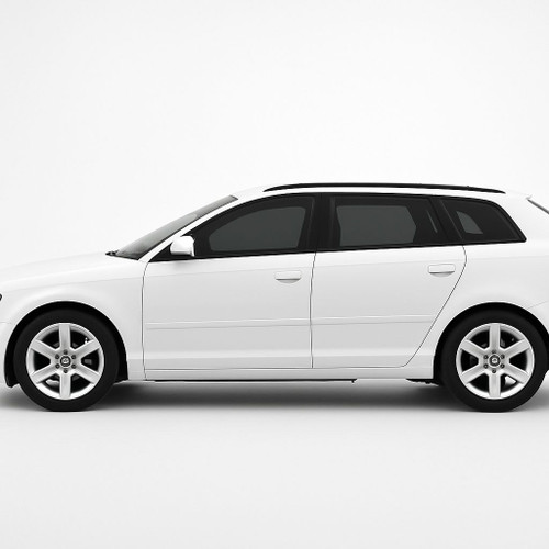 Precut back door tint kit custom cut for your exact vehicle.