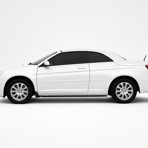 Precut back door tint kit custom cut for your exact vehicle.