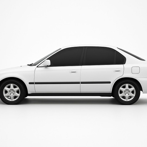 Precut back door tint kit custom cut for your exact vehicle.