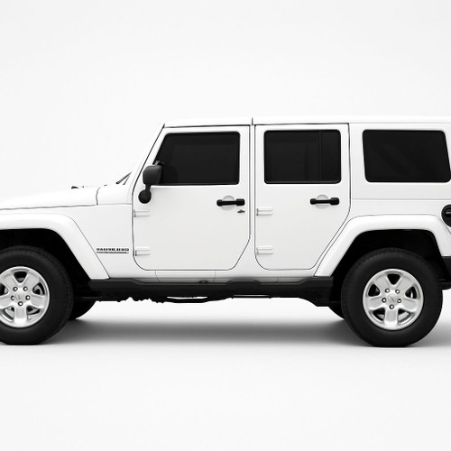 Precut back door tint kit custom cut for your exact vehicle.