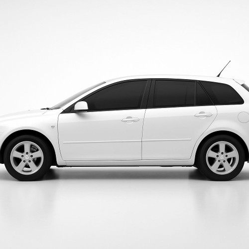 Precut back door tint kit custom cut for your exact vehicle.