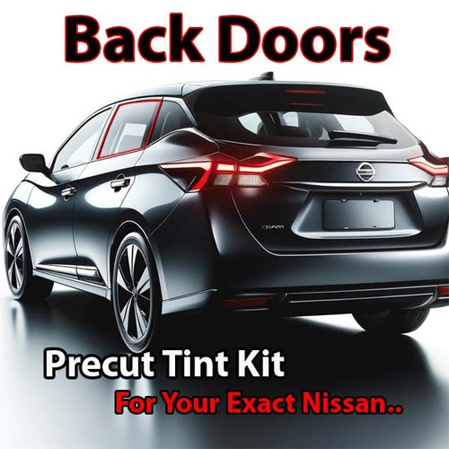 Precut back door tint kit custom cut for your exact vehicle.