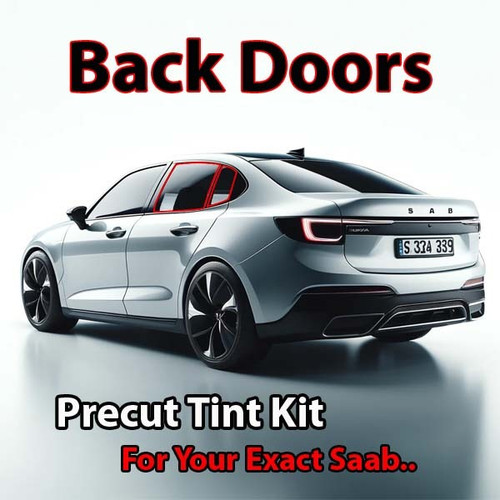 Precut back door tint kit custom cut for your exact vehicle.