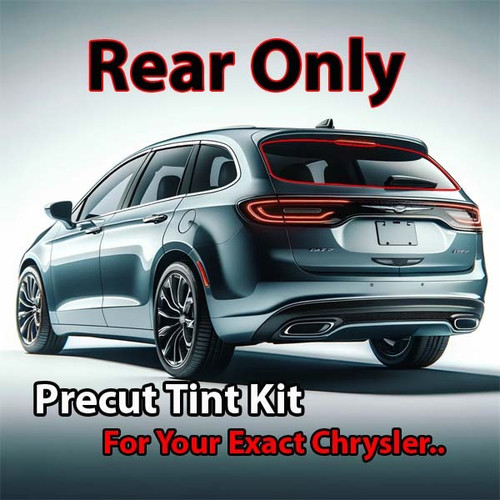 Precut rear window tint kit custom cut for your exact vehicle.