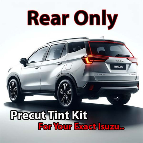 Precut rear window tint kit custom cut for your exact vehicle.