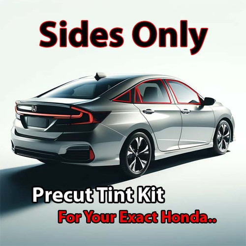 Precut sides only tint kit custom cut for your exact vehicle.