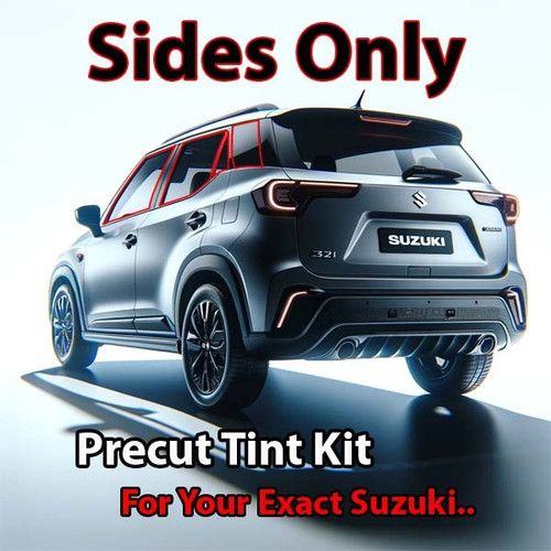 Precut sides only tint kit custom cut for your exact vehicle.