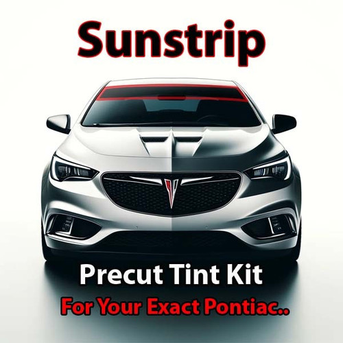 Precut sunstrip tint kit custom cut for your exact vehicle.