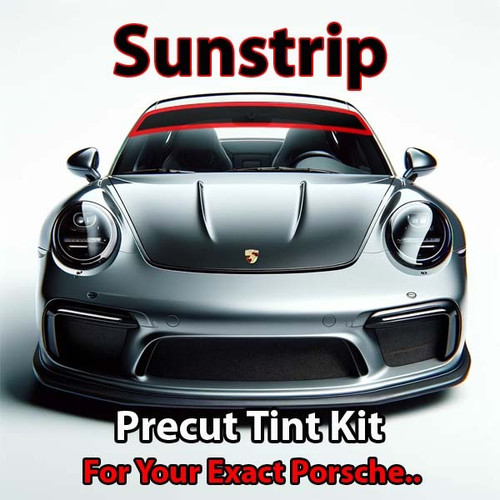 Precut sunstrip tint kit custom cut for your exact vehicle.