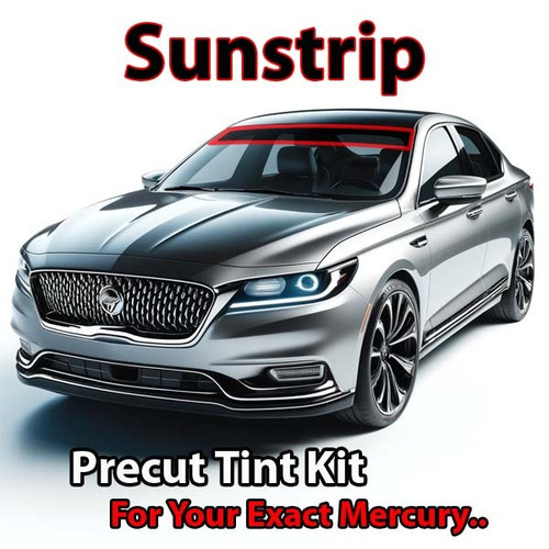 Precut sunstrip tint kit custom cut for your exact vehicle.
