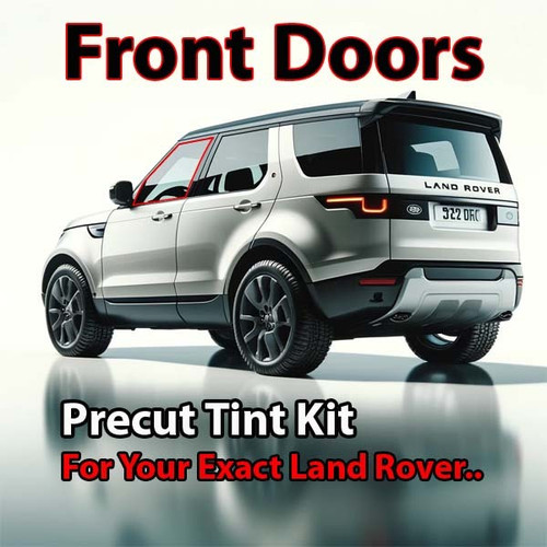 Precut front door tint kit custom cut for your exact vehicle.