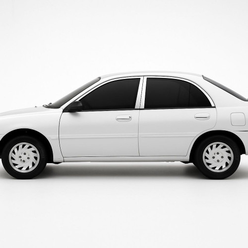 Precut front door tint kit custom cut for your exact vehicle.