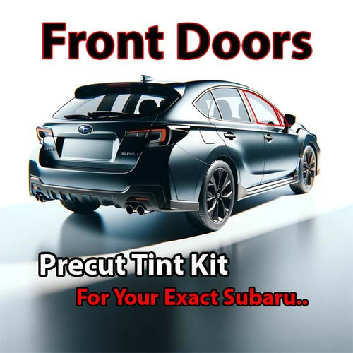 Precut front door tint kit custom cut for your exact vehicle.