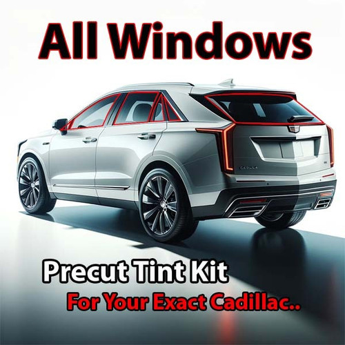 Precut all window tint kit custom cut for your exact vehicle.