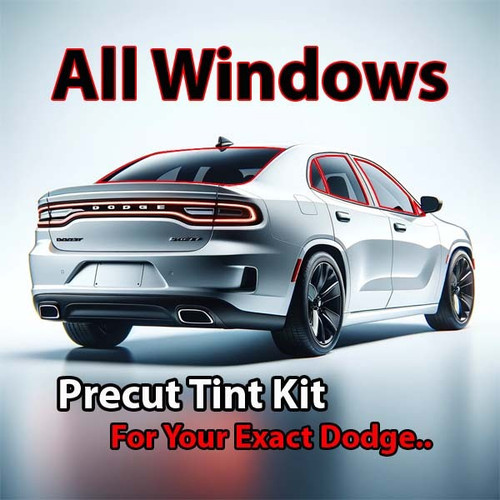 Precut all window tint kit custom cut for your exact vehicle.