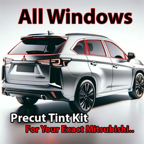 Precut all window tint kit custom cut for your exact vehicle.