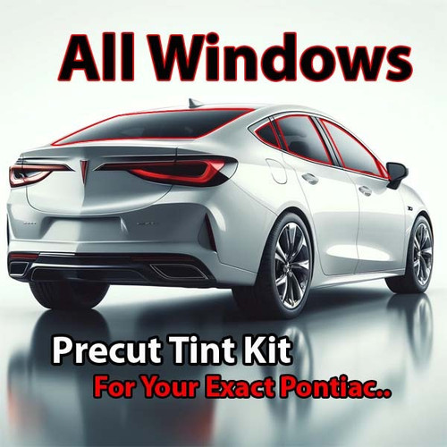 Precut all window tint kit custom cut for your exact vehicle.
