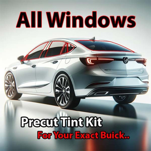 Precut all window tint kit custom cut for your exact vehicle.