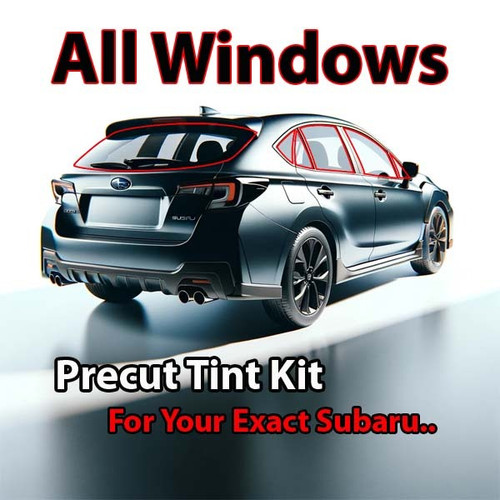 Precut all window tint kit custom cut for your exact vehicle.