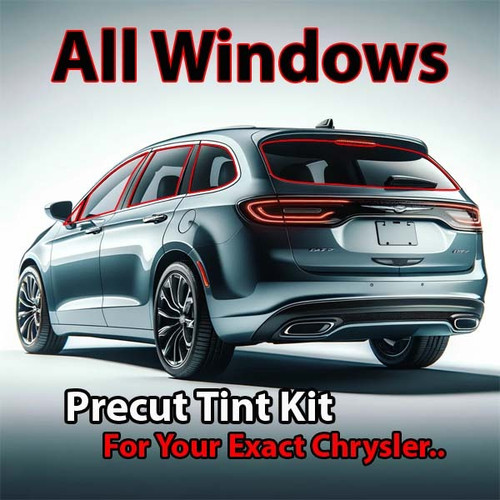 Precut all window tint kit custom cut for your exact vehicle.