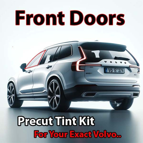 Precut front door tint kit custom cut for your exact vehicle.