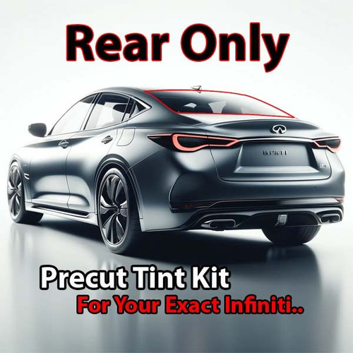 Precut rear window tint kit custom cut for your exact vehicle.