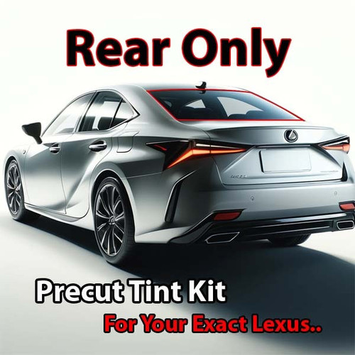 Precut rear window tint kit custom cut for your exact vehicle.